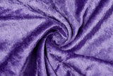 Crushed Velvet fabric, Panne Velour Fabric, 100% Polyester Velvet - G.k Fashion Fabrics Orchid- 024 / Price per Half Yard fabric