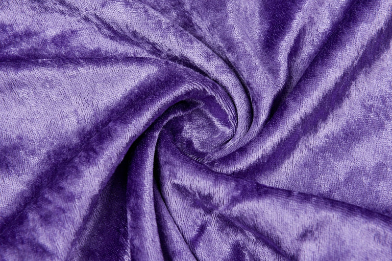 Crushed velvet , Velour - G.k Fashion Fabrics Orchid- 024 / Price per Half Yard fabric