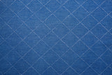 Denim Chambray Rhombus Embossed Fabric GH007 - G.k Fashion Fabrics denim