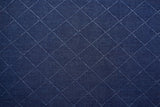 Denim Chambray Rhombus Embossed Fabric GH007 - G.k Fashion Fabrics denim