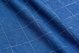 Denim Chambray Rhombus Embossed Fabric GH007 - G.k Fashion Fabrics denim