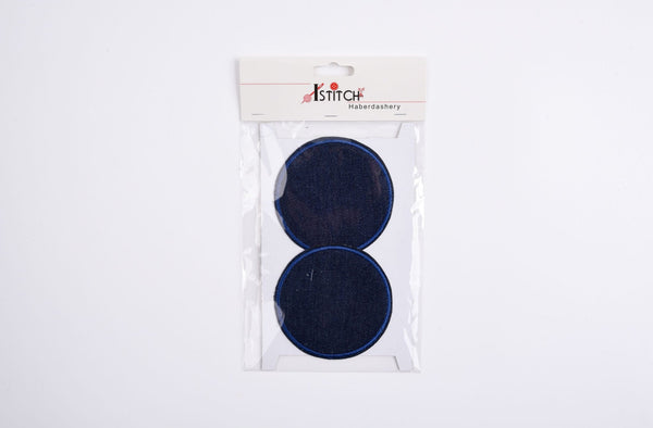 Denim Patches Patch (2 Pieces Pack) Iron on , Sew on, Embroidered patches. - GK 84 - G.k Fashion Fabrics