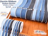 Denim Webbing/Ribbon - G.k Fashion Fabrics