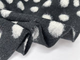 Designer Printed Polka Dots Wool Fabric - G.k Fashion Fabrics fabric