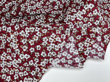 Ditsy floral - Washed 100% Cotton Poplin Reactive Print - 8006 - G.k Fashion Fabrics Color 2 / Price per Half Yard cotton poplin