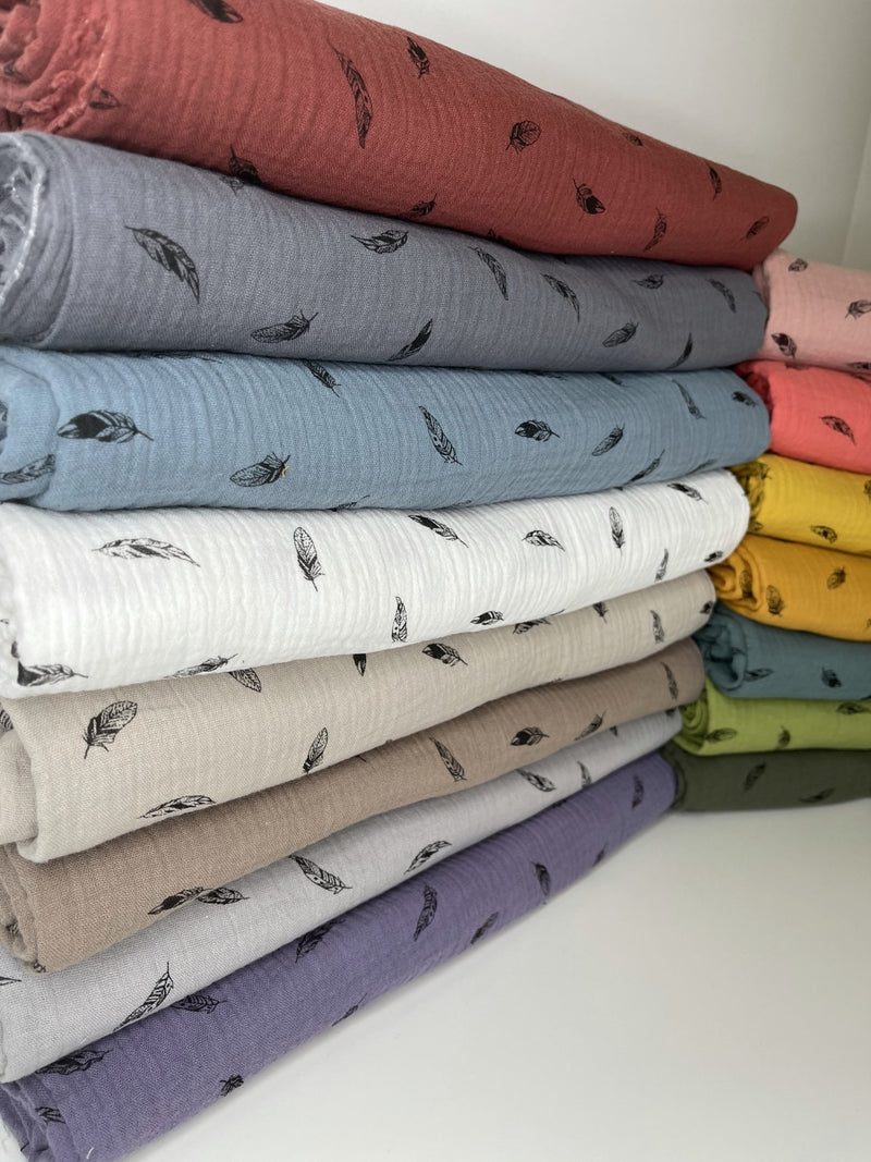 Navy Blue Double Gauze Fabric  Buy Online Now – Sew Me Something