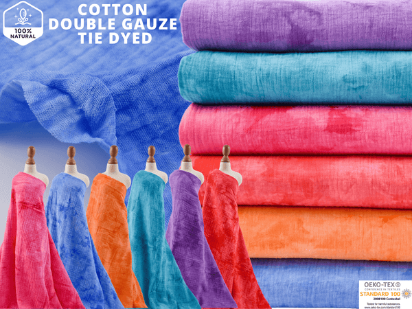 Double Gauze Tie Dye Fabric - 081679 - G.k Fashion Fabrics double gauze