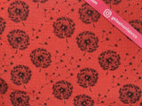Double Layered Gauze Muslin Fabric With Dandelions Print - G.k Fashion Fabrics fabric