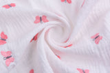 Double layered gauze muslin fabric with embroidery - G.k Fashion Fabrics
