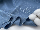 Double layered gauze muslin fabric with stone drops - G.k Fashion Fabrics fabric