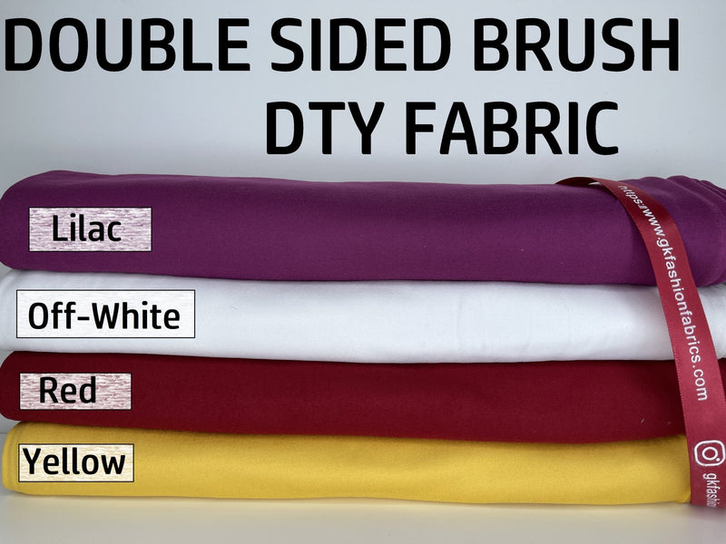 Double Side Brush DTY Fabric - G.k Fashion Fabrics