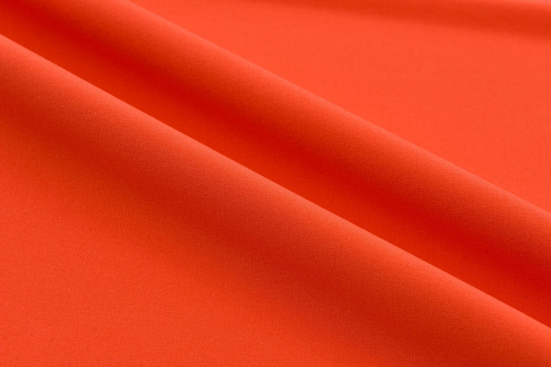 Dri-Fit Four Way Stretch Woven Matte Active wear Fabric / Athletic Wicking Fabric - G.k Fashion Fabrics Mandarine / Price per Half Yard