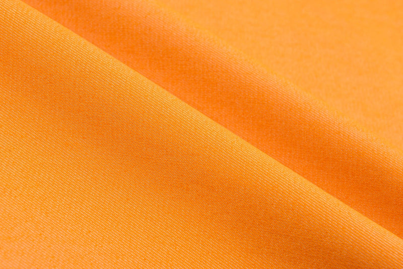 Dyed Color Denim Fabric - G.k Fashion Fabrics Pumpkin - 5010 / Price per Half Yard denim
