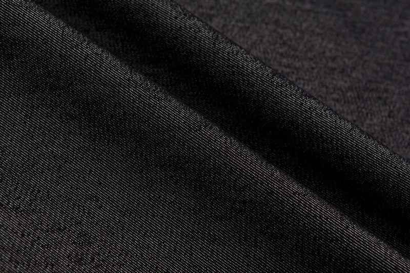 Dyed Color Denim Fabric - G.k Fashion Fabrics Black - 5001 / Price per Half Yard denim