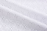 Dyed Pure 100% Cotton Eyelet Voil Embroidery Fabric-GK-26545 - G.k Fashion Fabrics