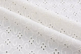 Dyed Pure 100% Cotton Eyelet Voil Embroidery Fabric-GK-26545 - G.k Fashion Fabrics
