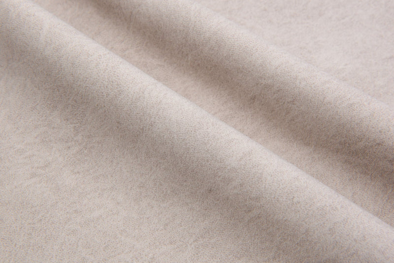 Embossed Faux Velvet Upholstery Fabric GK-6577/22 - G.k Fashion Fabrics Cream - 1 / Price per Half Yard