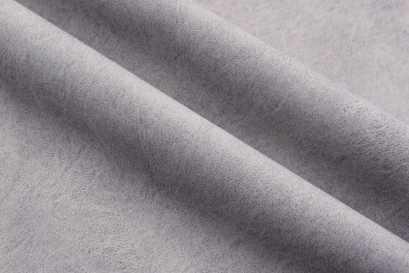 Embossed Faux Velvet Upholstery Fabric GK-6577/22 - G.k Fashion Fabrics Silver - 14 / Price per Half Yard