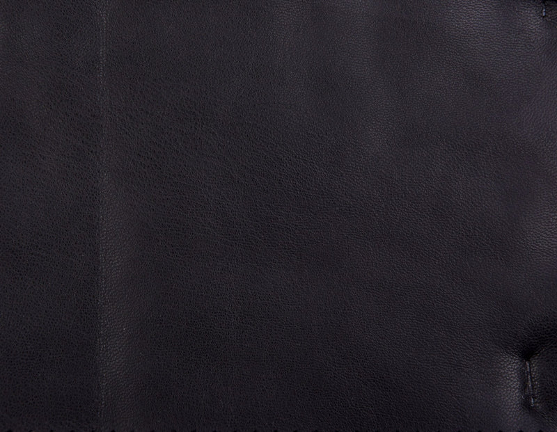 Faux Leather Sherpa Bonded Fabric, Luxury Bonded faux leather - G.k Fashion Fabrics Black / Price per Half Yard fabric