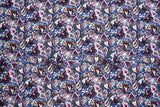 Floral Love Hearts - Washed 100% Cotton Poplin - 9382 - G.k Fashion Fabrics cotton poplin