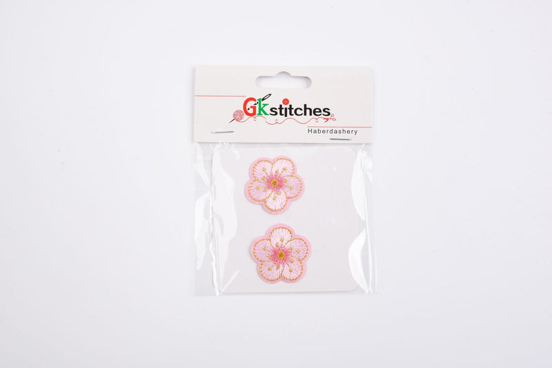 Flower Patch ( 2 pcs per pack) GK-77 - G.k Fashion Fabrics Patches