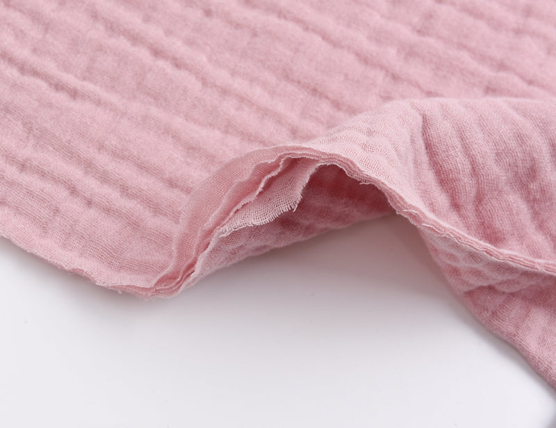 Four Layer Organic Gauze Plain fabric, muslin cotton Natural fabrics 100%  Organic cotton