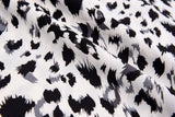 Four way Stretch Chiffon Fashion Leopard Printed - G.k Fashion Fabrics