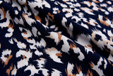 Four way Stretch Chiffon Fashion Leopard Printed - G.k Fashion Fabrics
