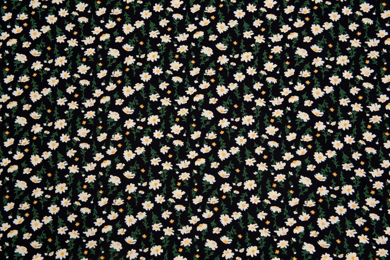 Four way Stretch Chiffon Small Floral Printed - G.k Fashion Fabrics