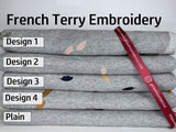 French Terry with Embroidery - G.k Fashion Fabrics