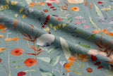 Garden Blossom Viscose Spandex Jersey Fabric - 6454 - G.k Fashion Fabrics