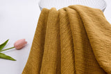 GEOMETRICALY TEXTURED COTTON / LINEN BLEND JACQUARD - G.k Fashion Fabrics jacquard