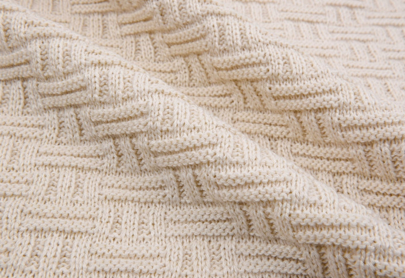 Heavy Crochet Chunky Cable Sweater Knits - 19353 - G.k Fashion Fabrics Ecru - 020 / Price per Half Yard