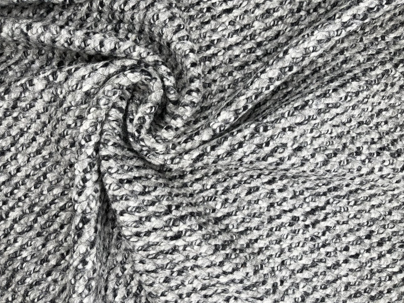 Heavy Knit Tweed Wool Blend Fabric - 9343 - G.k Fashion Fabrics