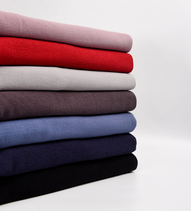 Linen Cotton Blend dyed Fabric - Made of Premium Material