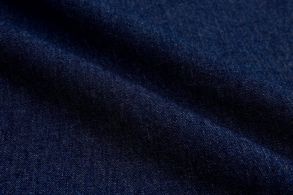 100% Cotton Heavy Washed Denim Without Spandex Fabric - G.k Fashion Fabrics Dark Indigo Blue / Price per Half Yard denim