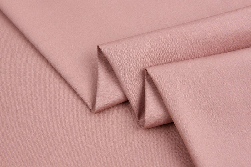 Premium quality cotton sateen stretch fabric for dressmaking