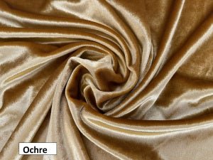 Gray Stretchy Velvet Fabric by the Yard Stretch Fabrics Polyester Spandex  for Scrunchies Clothes Costumes Crafts Bows -  Canada