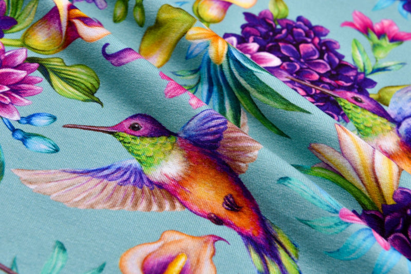 Hummingbird Viscose Spandex Jersey Fabric - 5098 - G.k Fashion Fabrics
