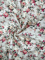 Modern fashionable floral - Washed Cotton Reactive Print -3217 - G.k Fashion Fabrics cotton poplin