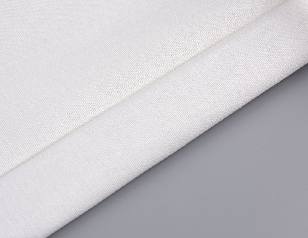 Realm Iron On/Fusible Interfacing Fabric (White, Medium Weight