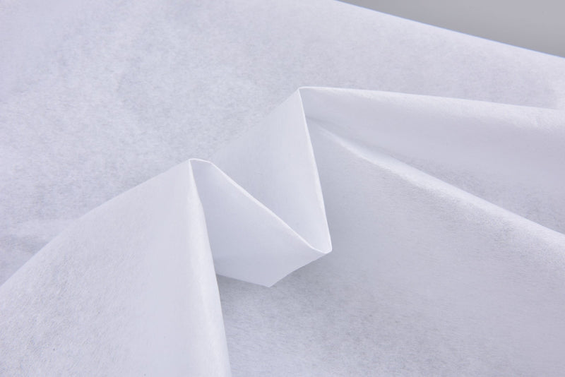 50m Medium Weight Iron-On Interfacing White - Fabric Guild