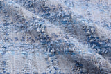 Italian Tweed Fabric , Coat Fabric - 6193 - G.k Fashion Fabrics Sky Blue - 002 / Price per Half Yard