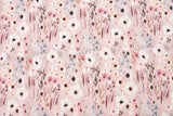 Jersey Spandex Rib Digital Aquarelle Print - 5075 - G.k Fashion Fabrics Old Rose - 1611 / Price per Half Yard fabric
