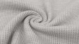 Knit cotton spandex Waffle jersey / cotton spandex waffle jersey fabric / 95/cotton 5/spandex Oeko-Tex cotton fabric Sewing project - G.k Fashion Fabrics