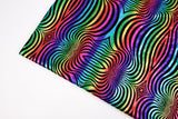 Knit Fourway Stretch Holographic Foil Print Dancewear Fabric - G.k Fashion Fabrics