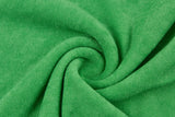 Knit Terry One Sided Toweling Fabric - 6537 - G.k Fashion Fabrics Green / Price per Half Yard