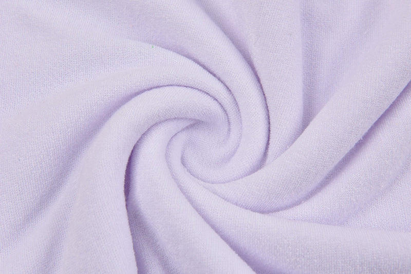 Knit Terry One Sided Toweling Fabric - 6537 - G.k Fashion Fabrics White / Price per Half Yard