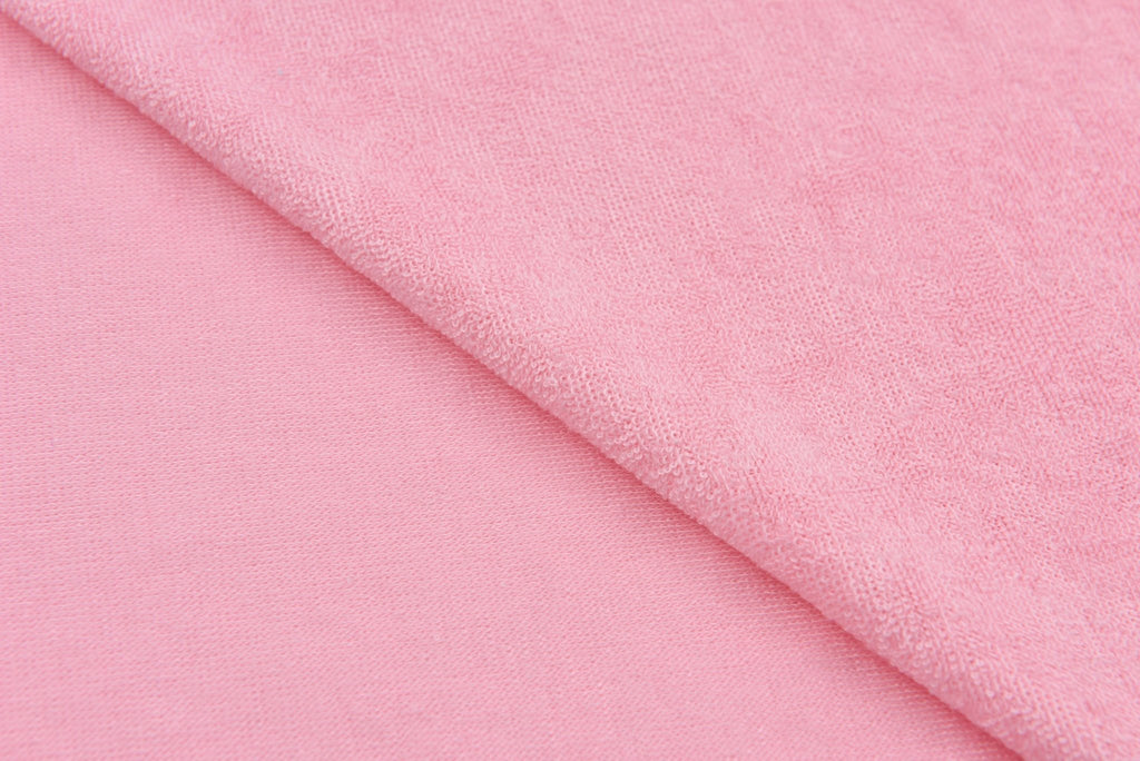 Pink Terry Cloth Fabric – In-Weave Fabric