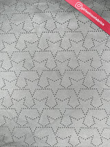 Laser cut Deep Grey Color Suede Fabric - G.k Fashion Fabrics